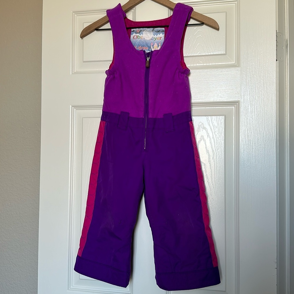 Obermeyer kids size 3 snow bibs